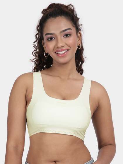 Shyaway Teens Off White Lightly Padded Seamless Bra