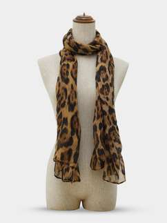 Shyle Bronze Brown Animal Printed Cozy Soft Bra