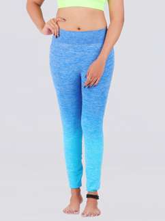 Shyle Ombre Shades Blue Sports Pants