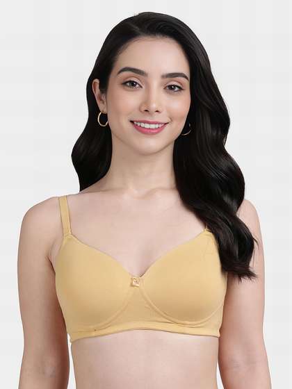Susie Sheep Skin Solid Cotton Everyday Padded Bra