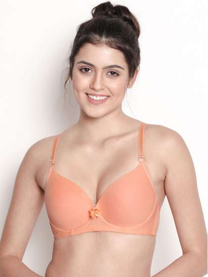 Susie Apricot Skin Everyday Cotton Padded Wirefree T-shirt Bra