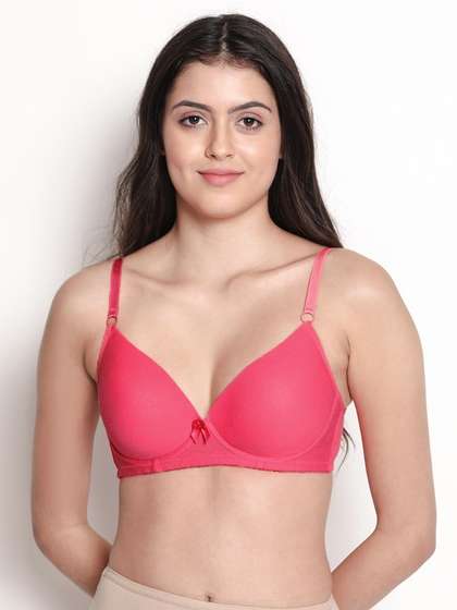 Susie Fandango Pink Everyday Cotton Padded Wirefree T-shirt Bra