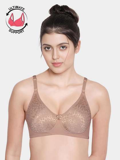 Susie Dusty Skin Non Padded Lace 3/4th Coverage Everyday Bra