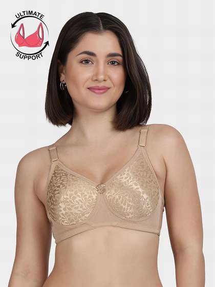 Susie Dusty Skin Non Padded Lace 3/4th Coverage Everyday Bra