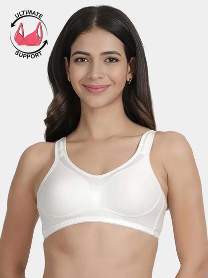 Susie White Moulded Cushioned Shoulder Strap Everyday Bra