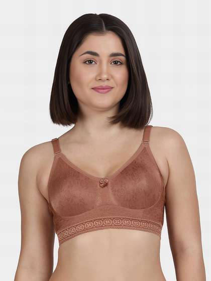 Susie Cinnamon Swirl Brown Moulded Lacework Everyday Bra