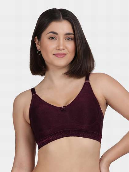 Susie Deep Purple Moulded Lacework Everyday Bra