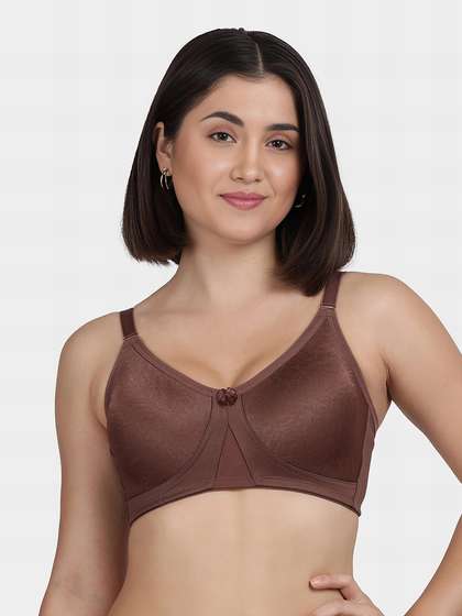 Susie Brown Stone Jacquard Moulded Wirefree Everyday Bra