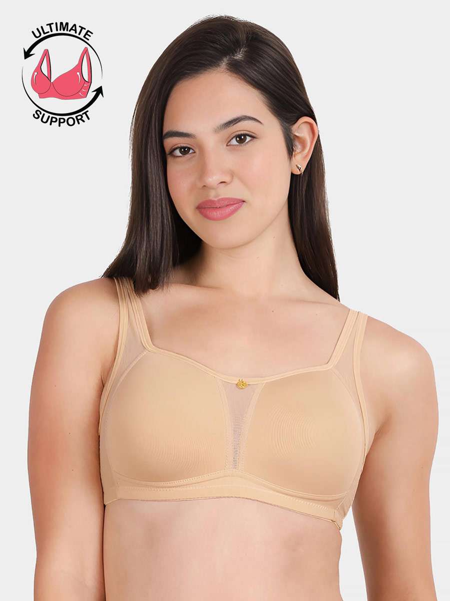 Review Best Minimiser Bra Taabu Wheat Skin Full Coverage