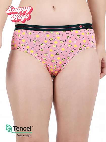 Shyaway Snappy Hugs Murex Shell Printed Micromodal Hipster Panty
