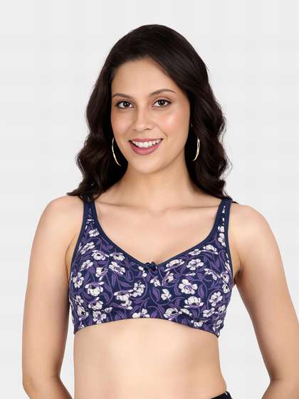 Susie Blue Fairy High Support Seamed Everyday Non Padded Bra