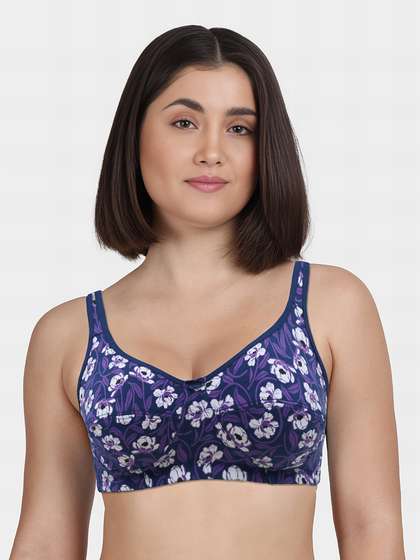 Susie Blue Fairy High Support Seamed Everyday Non Padded Bra