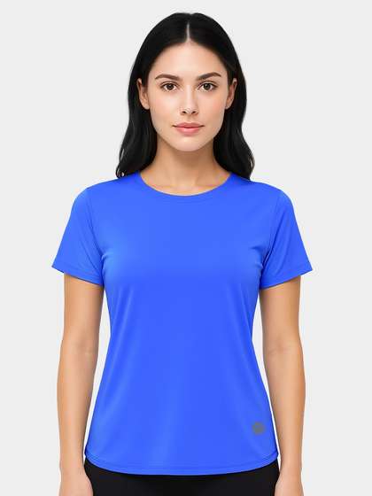 Shyway Marine Blue Back V Neck T-Shirt