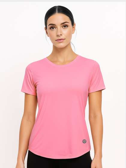 Shyway Romance Rose Back V Neck T-Shirt