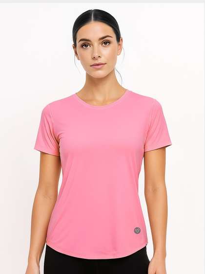Shyway Romance Rose Back V Neck T-Shirt