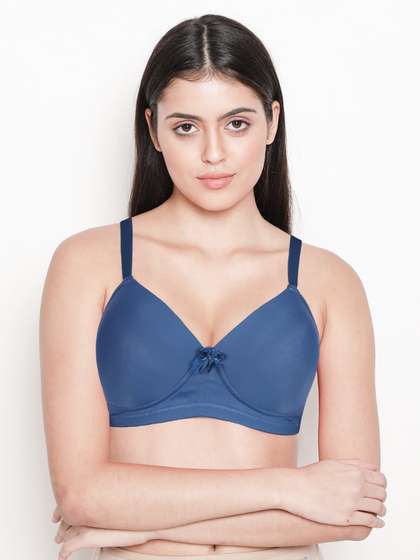 Taabu Dejavu Blue Padded Wirefree Everyday T shirt Bra
