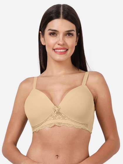 Taabu Buff Skin Lace Everyday Padded Wirefree T-shirt Bra
