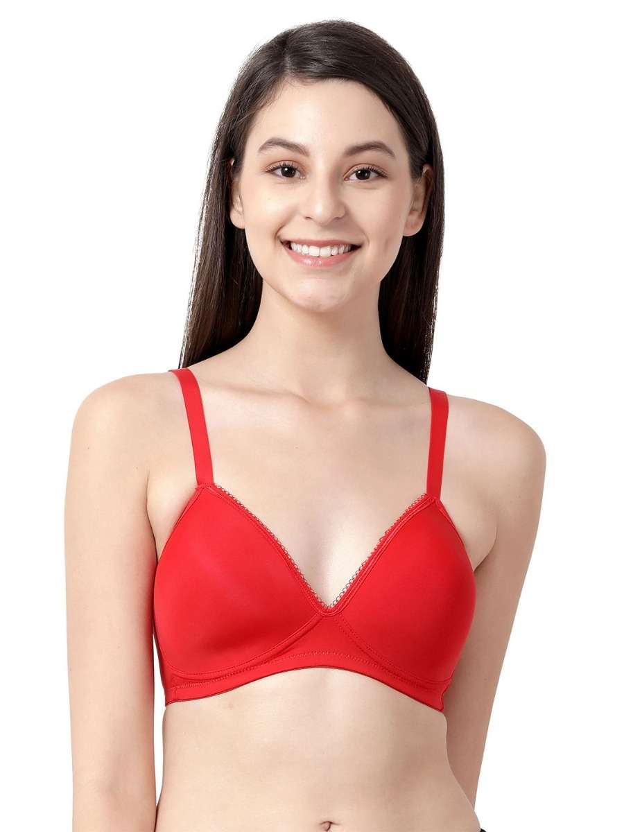 Taabu Lava Red Everyday Seamless Cup Wirefree T-shirt Bra