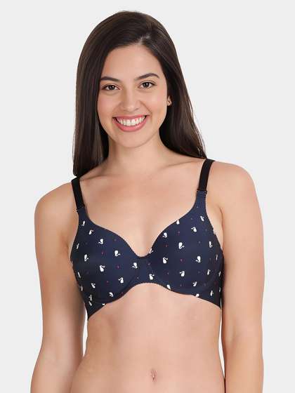 Shyaway HANA Blue Swan Broad Winged Seamless T-Shirt Bra
