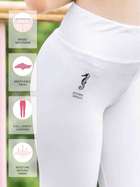 United Classic White Knee And Ankle Mesh Workout Leggings
