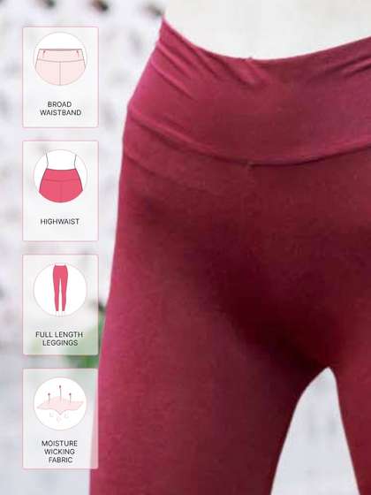 United Classic Red Workout Leggings