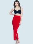 United Classic Hot Red Saree Shapewear With Side Slits