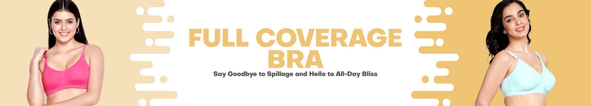 Full coverage bra