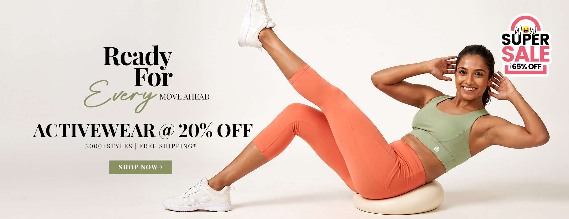 Activewear flat 20%