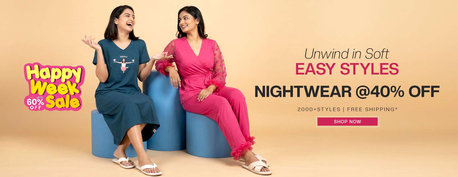 Nightwear flat 40%