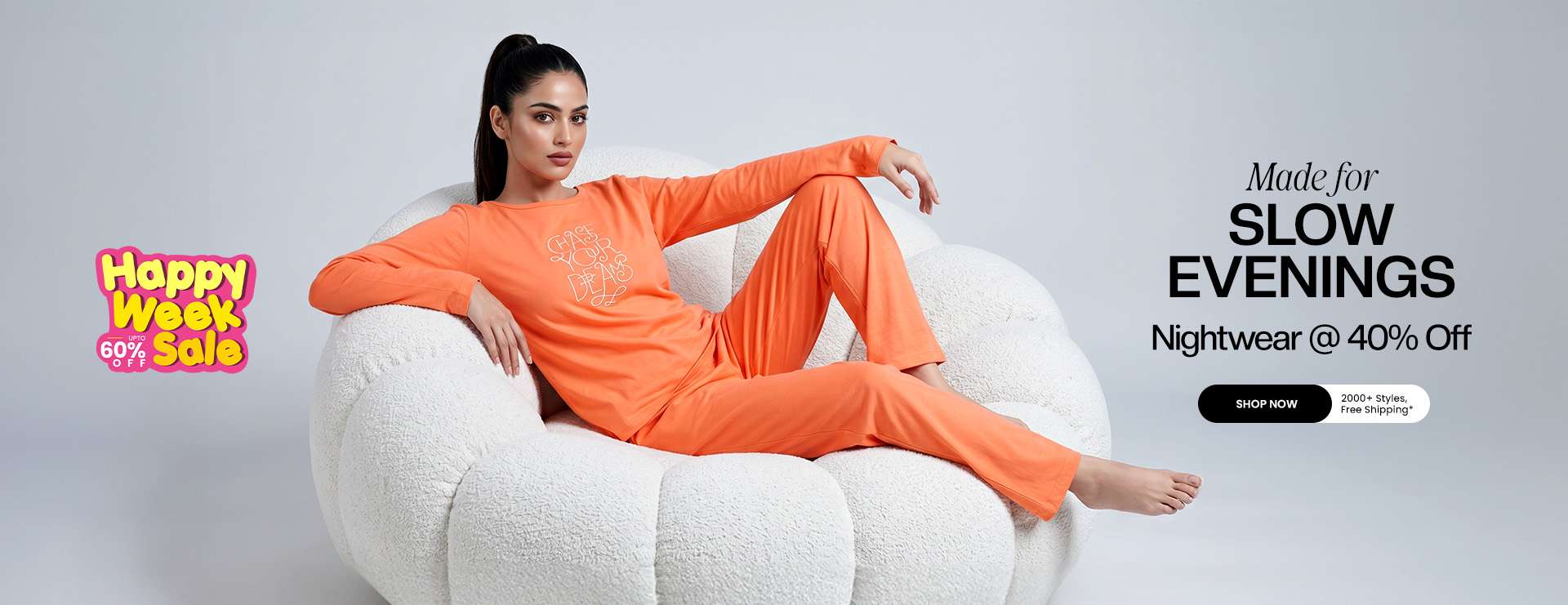 Nightwear flat 40%