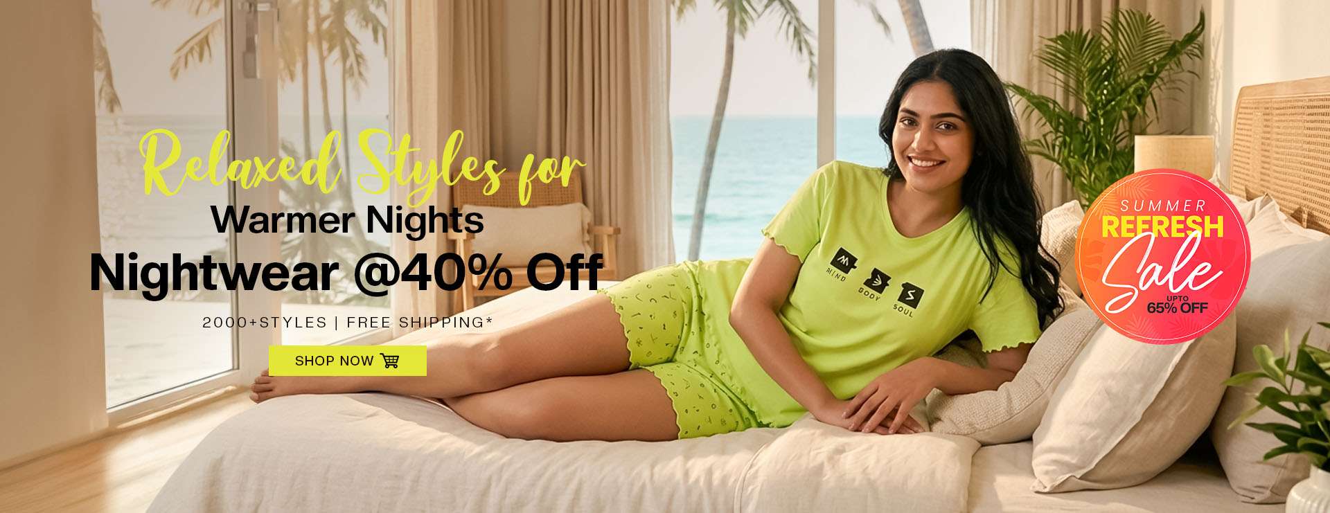 Nightwear flat 40%