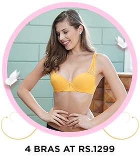 Buy 4 bras @ 1299