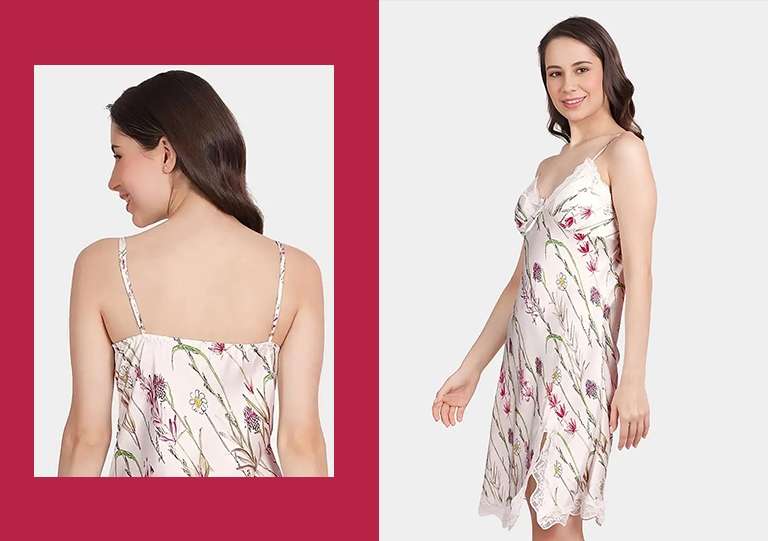 Satin Babydoll Dress