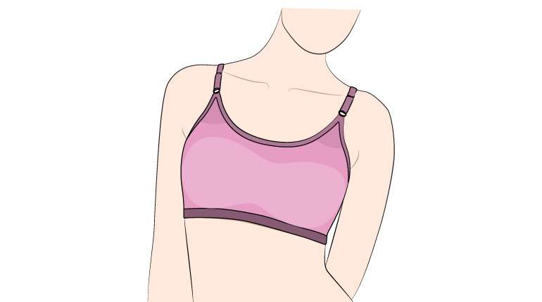 Beginner’s Bra With Adjustable Straps