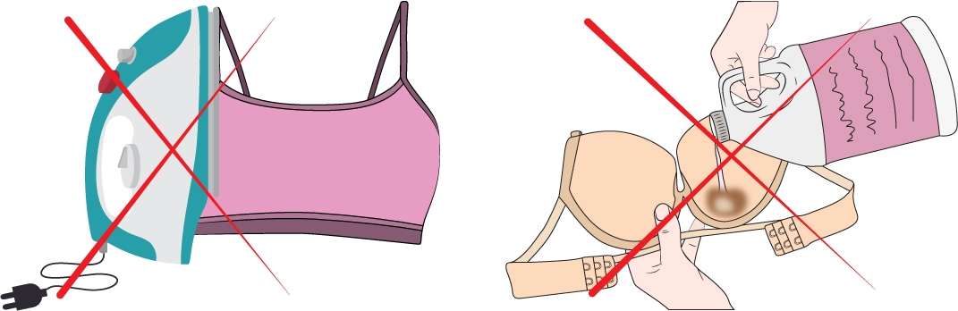 Do Not Iron/ Dry Clean/ Bleach Beginners Bra