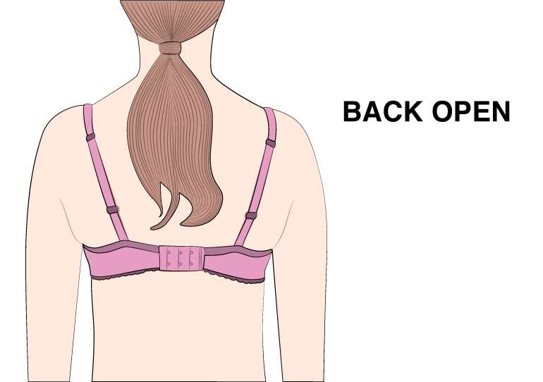 Back Open Bra