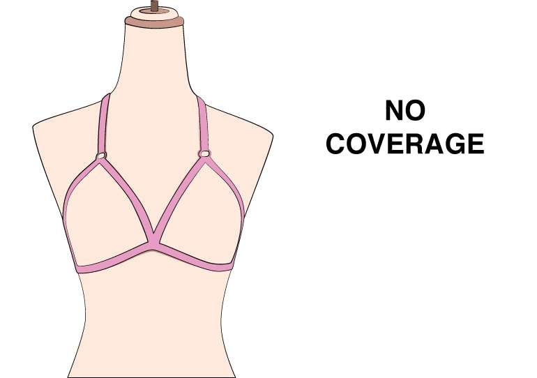 No Coverage Bra