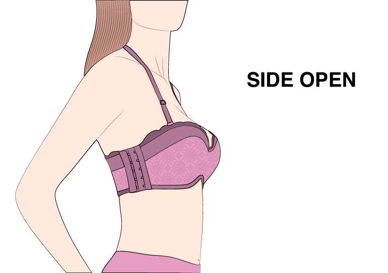 Side Open Bra