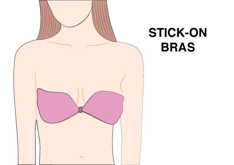 Stick-on Bras