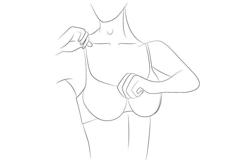 How to Wear a Bridal Bra Step 5