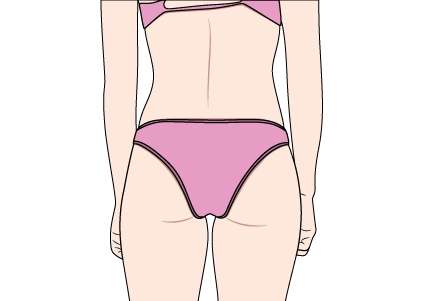 Bikini panty, and high rise panty