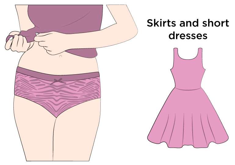 Skirts and short dresses