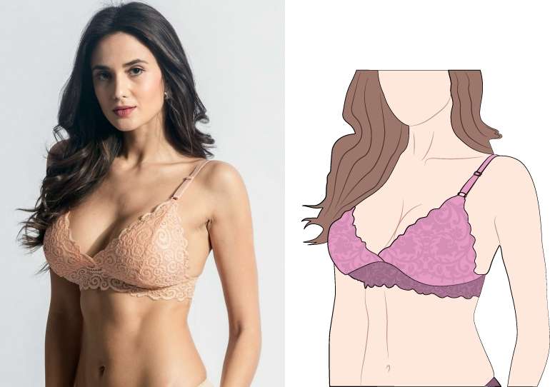 Plus Size Bralette Bra