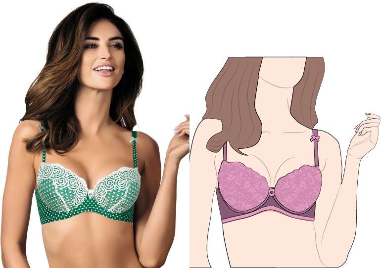 Plus Size Push up Bra