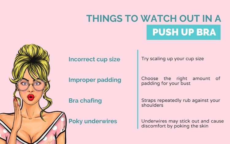 Things to watch out in Push up bra