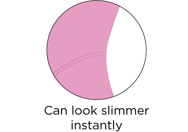 can look slimmer Instantly
