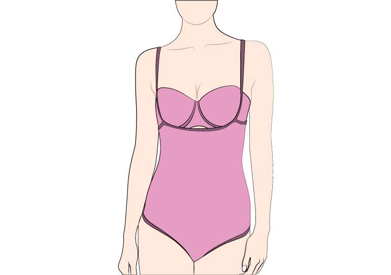 Open Bust Shapewear
