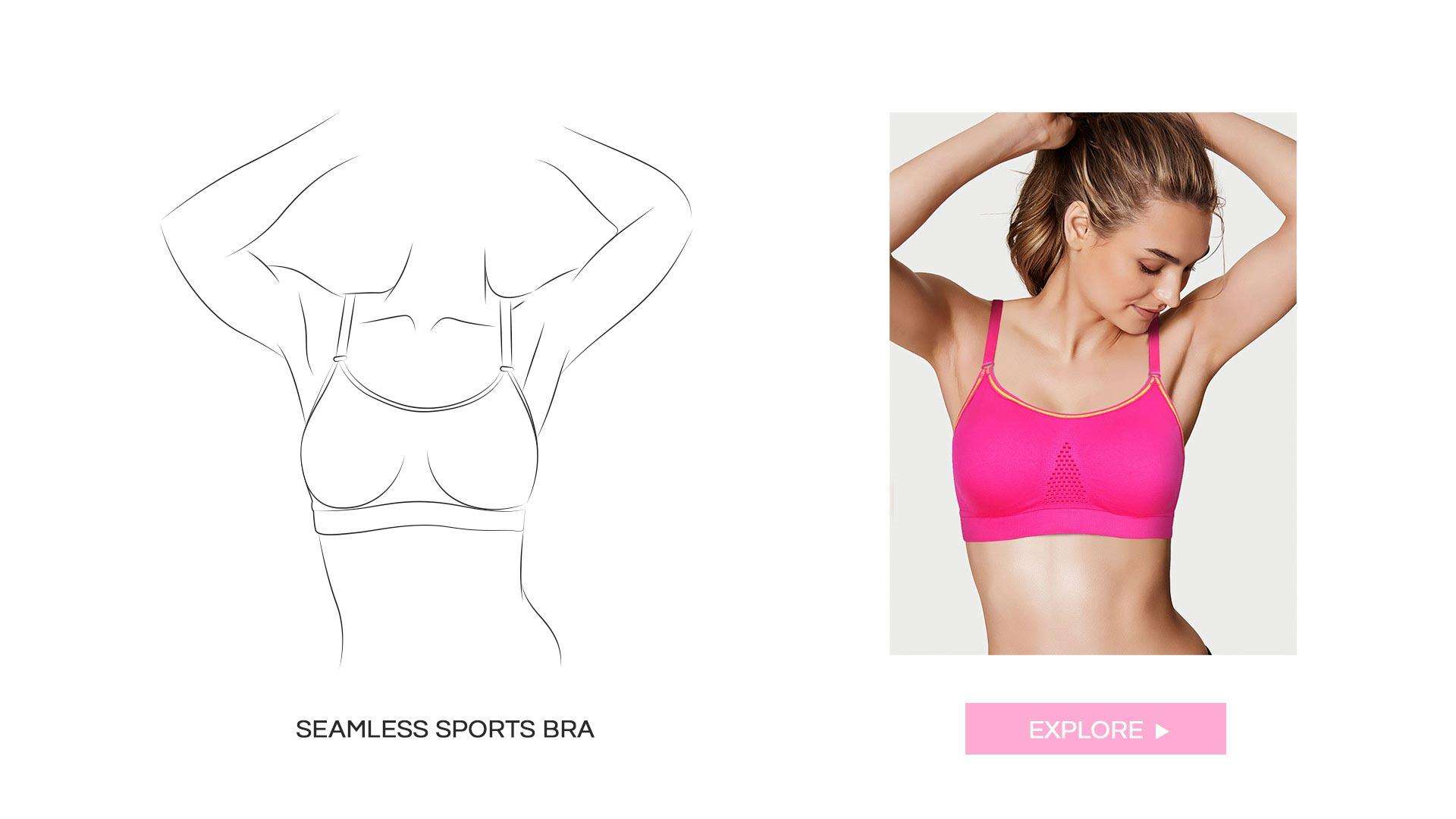 Seamless Sports Bra