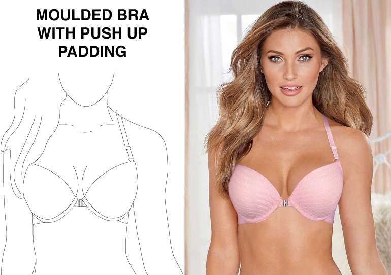 Moulded Bra with Push up Padding
