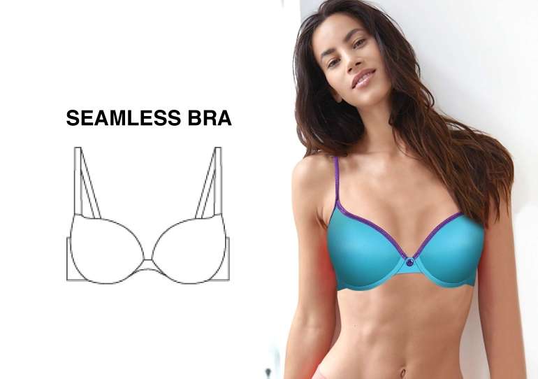 Seamless T-shirt Bra